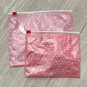 Glossier Bubble Pouch Makeup Bags